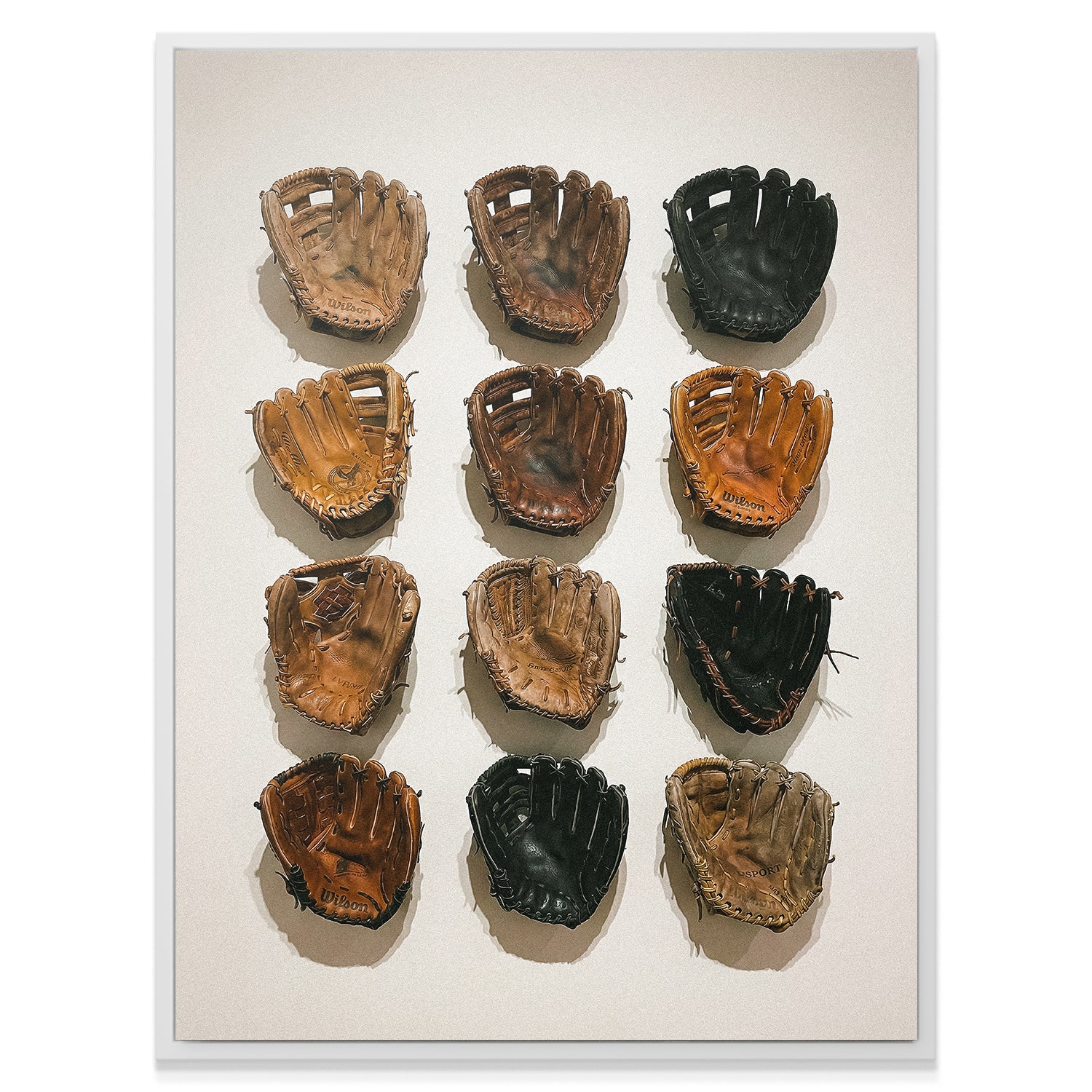 baseball glove wall