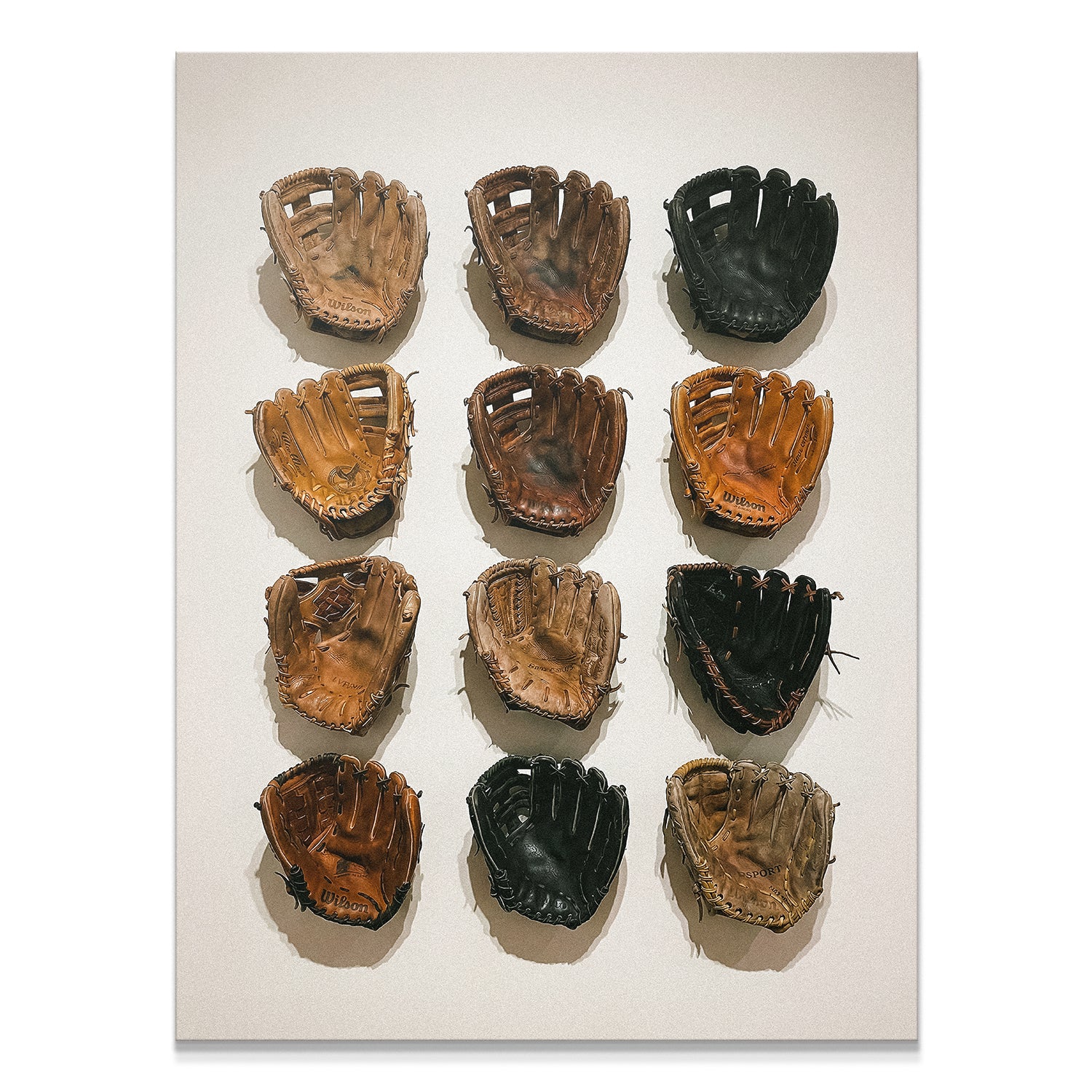 baseball glove wall