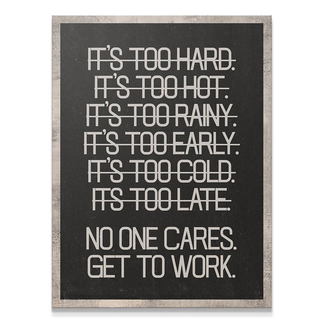 it's too list